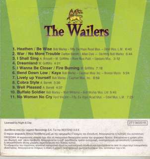 BOB MARLEY (THE WAILERS ) LIVE IN JAMAICA GREEK CD  