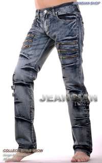 VVW Italian Mens Designer Jeans Pants Denim Stylish Justice W38/L32 