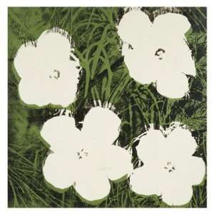  Flowers, c.1964 (White) Giclee Poster Print by Andy Warhol 