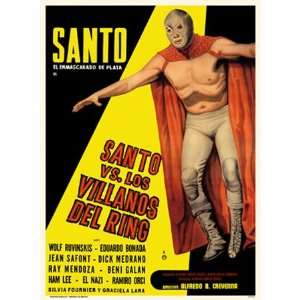 Santo vs. Los Villanos Del Ring Movie Poster