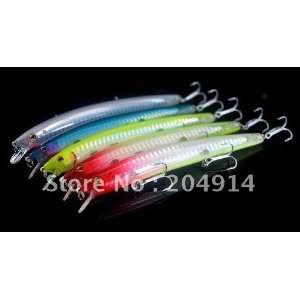   5m water/mixed colors vmc hooks fishing lure plastic lures hard lures