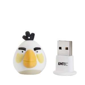  EMTEC Angry Birds Collection 8GB USB 2.0 Flash Drive, White Bird 