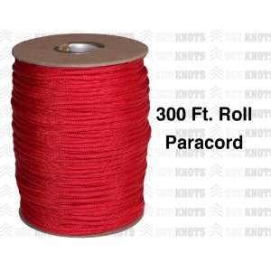  SGT KNOTS Paracord   Red   300 Feet