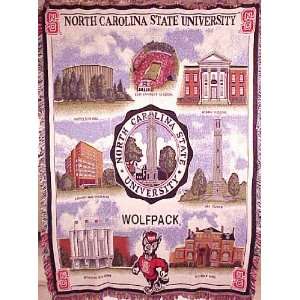  North Carolina State University Wolfpack Throw Blanket 