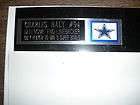 CHARLES HALEY (COWBOYS) NAMEPLATE FOR SIGNED BALL CASE/JERSEY CASE 