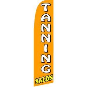   Banner Flutter Flag 16 Complete Kit, Tanning Salon