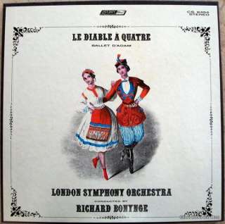 Le Diable a Quatre Ballet DAdam London Symphony Richard Bonynge LP 