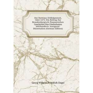  (German Edition) Georg Wilhelm Friedrich Hegel  Books