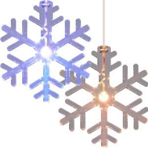   of 2 LED Color Changing Snowflake Window Decorations: Everything Else
