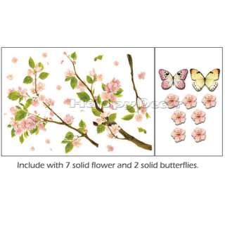 CHERRY BLOSSOM DECALS MURAL WALL DECOR STICKERS #280  