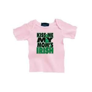  Kiss Me My Moms Irish Infant Lap Shoulder Shirt Baby
