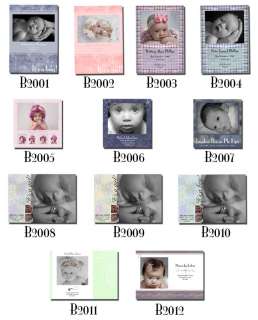 Photoshop Baby Birth Announcement Templates Collection  