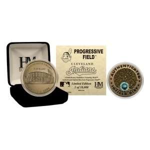  Progressive Field MLB Authenticated Infield Dirt Coin 