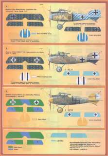 Print Scale Decals 1/72 ALBATROS D V German WWI Fighter  