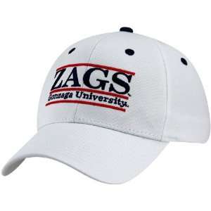 The Game Gonzaga Bulldogs White 3 Bar Nickname Adjustable Hat  
