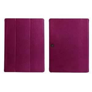  Modern Tech Pink PU Leather Folio Wallet & Stand for Sony 