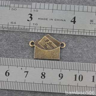 12pcs Antique Brass Charms findings ZA129  