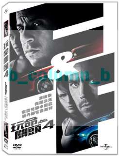Fast and the Furious 4 DVD 2009 PAUL WALKER VIN DIESEL  