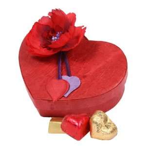 Sweet Heart Red Box   Patchi Chocolate Love Collection Variety   (19 