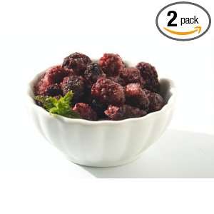 Wild Harvest Little Wild Blackberries, 6 Pound Boxes (Pack of 2 
