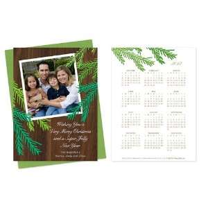  Evergreen Branches   Personalized Holiday Cards Health 
