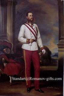 Oil Painting of Emperor Franz Josef Habsburg of Austria  