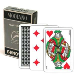 Genovesi 100% Plastic Modiano Playing Cards Sports 