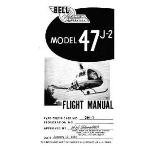  Bell Helicopter 47 J 2 Flight Manual   1960 Bell 47 J / J 