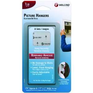  Velcro Brand Removable Picture Hangers, 1.5 Inch x 1 Inch 