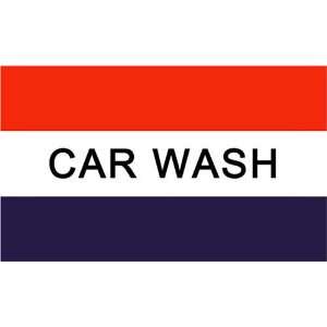  Car Wash MESSAGE Flag   3 foot by 5 foot Polyester (NEW 