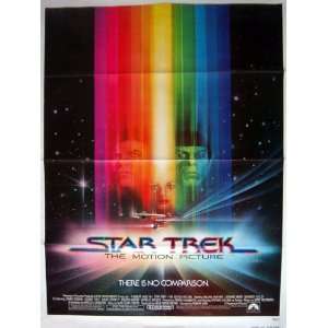 Star Trek The Motion Picture Original 1979 Advance One Sheet Folded 