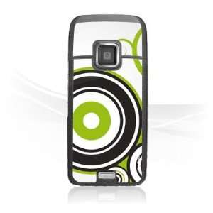  Design Skins for Nokia E65   Green Circles Design Folie 