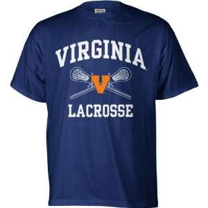  Virginia Cavaliers Perennial Lacrosse T Shirt: Sports 