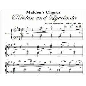   and Lyudmila Glinka Intermediate Piano Sheet Music Glinka Books