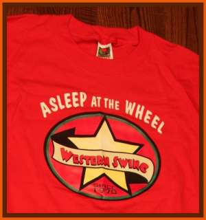 Asleep At The Wheel Western Swing Tour T Shirt L  