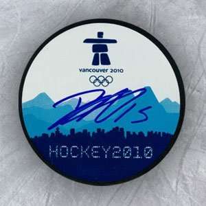  DANY HEATLEY 2010 Vancouver Olympics SIGNED Hockey Puck 