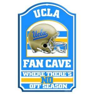 NCAA UCLA Bruins 11 by 17 Wood Sign Football Fan Cave 
