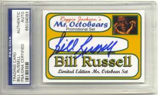  Russell Signed Card PSA/DNA Slabbed Autograph Auto Altman Mr Octobears
