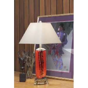   Glass Table Lamp with Night Light   Arcelia White: Home Improvement