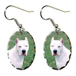  Dogo Argentino Earrings 
