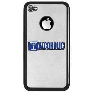   or 4S Clear Case Black Drinking Humor Alcoholic Sign 