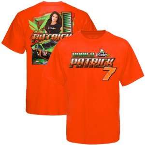 Chase Authentics Danica Patrick Orange Draft T shirt (X Large):  