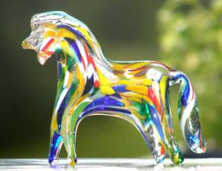 Hand made Horse Murano Blown Glass Italian Art #8877  