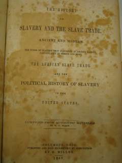 HISTORY OF SLAVERY Slave Trade BLACK Boat Negro RARE  
