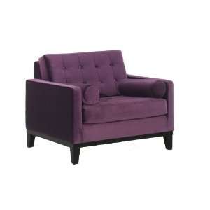  Armen Living 725 Centennial Chair Purple Velvet