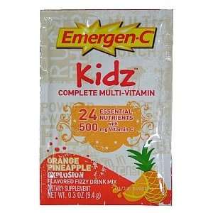  Emergen C Kidz Orange Pineapple Dietary Supplement Drink Mix (box 