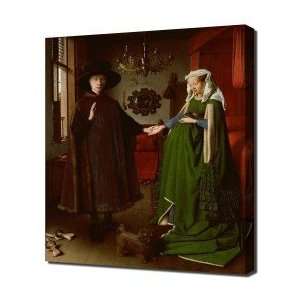 Van Eyck Giovanni Arnolfini   Canvas Art   Framed Size 12x16   Ready 