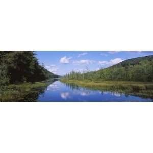 Reflection of Clouds in Water, Oxbow Lake, Adirondack Mountains, New 
