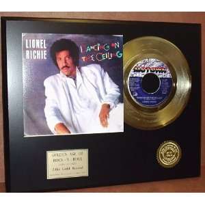 Lionel Richie 24kt 45 Gold Record & Original Sleeve Art LTD Edition 