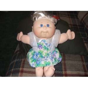  1st Edition 1988 Girl Cabbage Patch Doll Blonde Hair Blue 